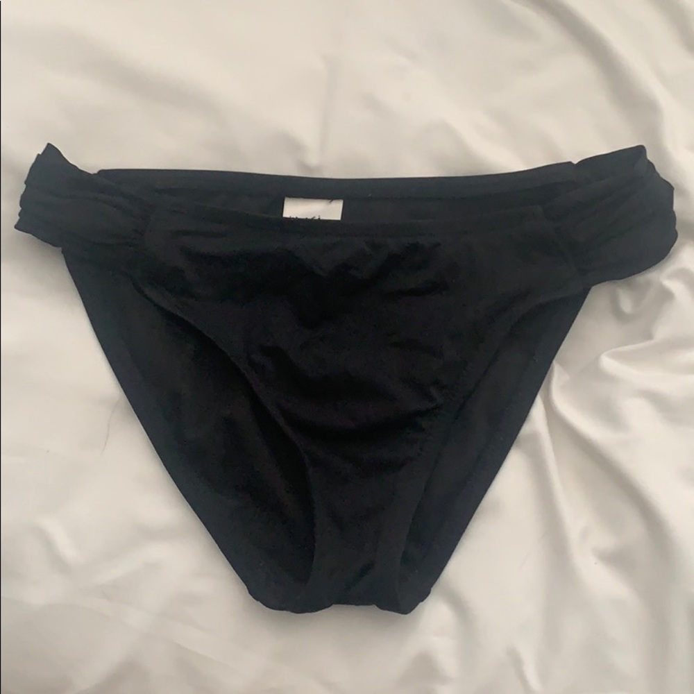 black bikini bottoms